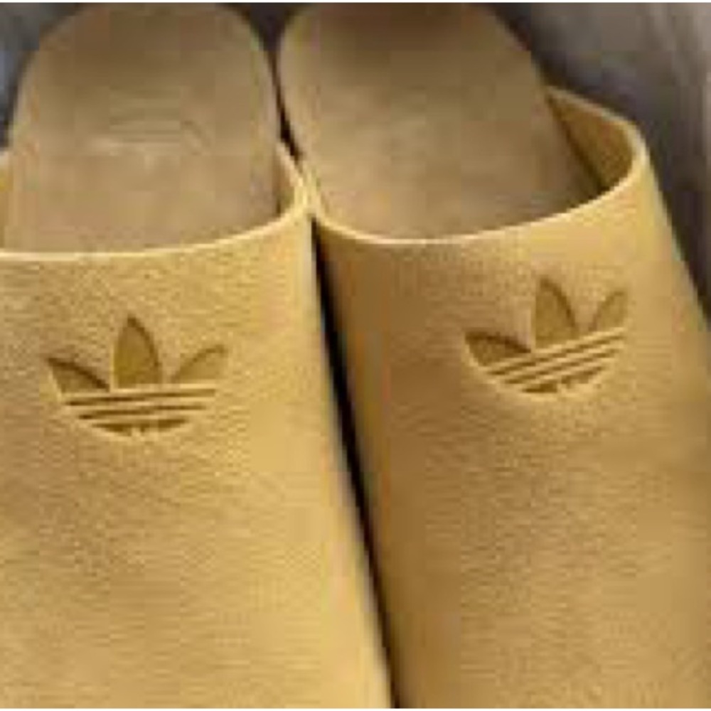 Adidas Suede Slip-On Mules in Black, Tan, and Brown